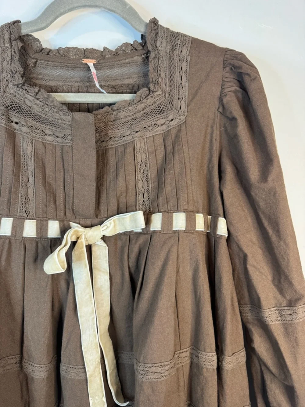 Free People Tea Time Mini Dress Small - Picture 5 of 13